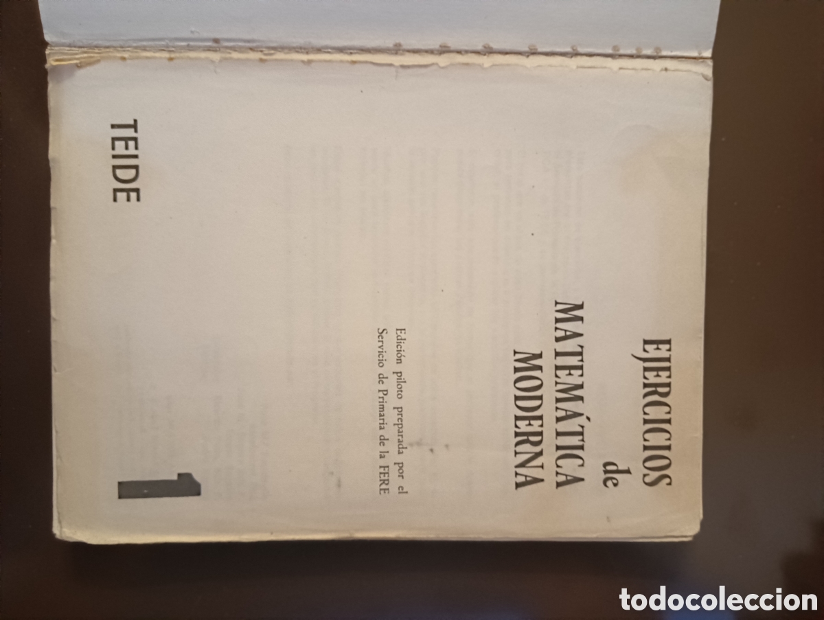 Libros de segunda mano: EJERCICIOS DE MATEMATICA MODERNA EDITORIAL TEIDE 1969 - Foto 2
