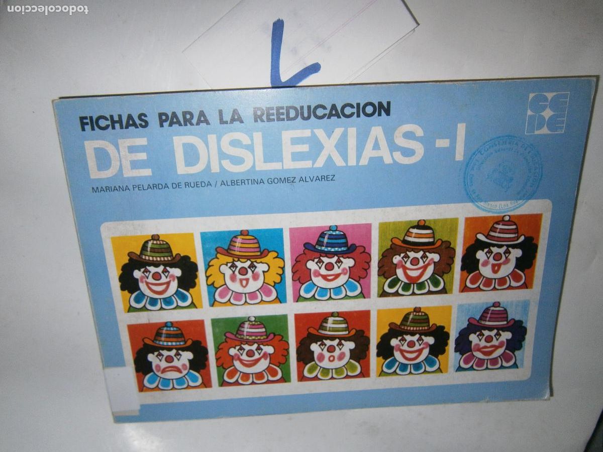 Libros de segunda mano: FICHAS PARA LA REEDUCACION DE DISLEXIAS - Foto 1