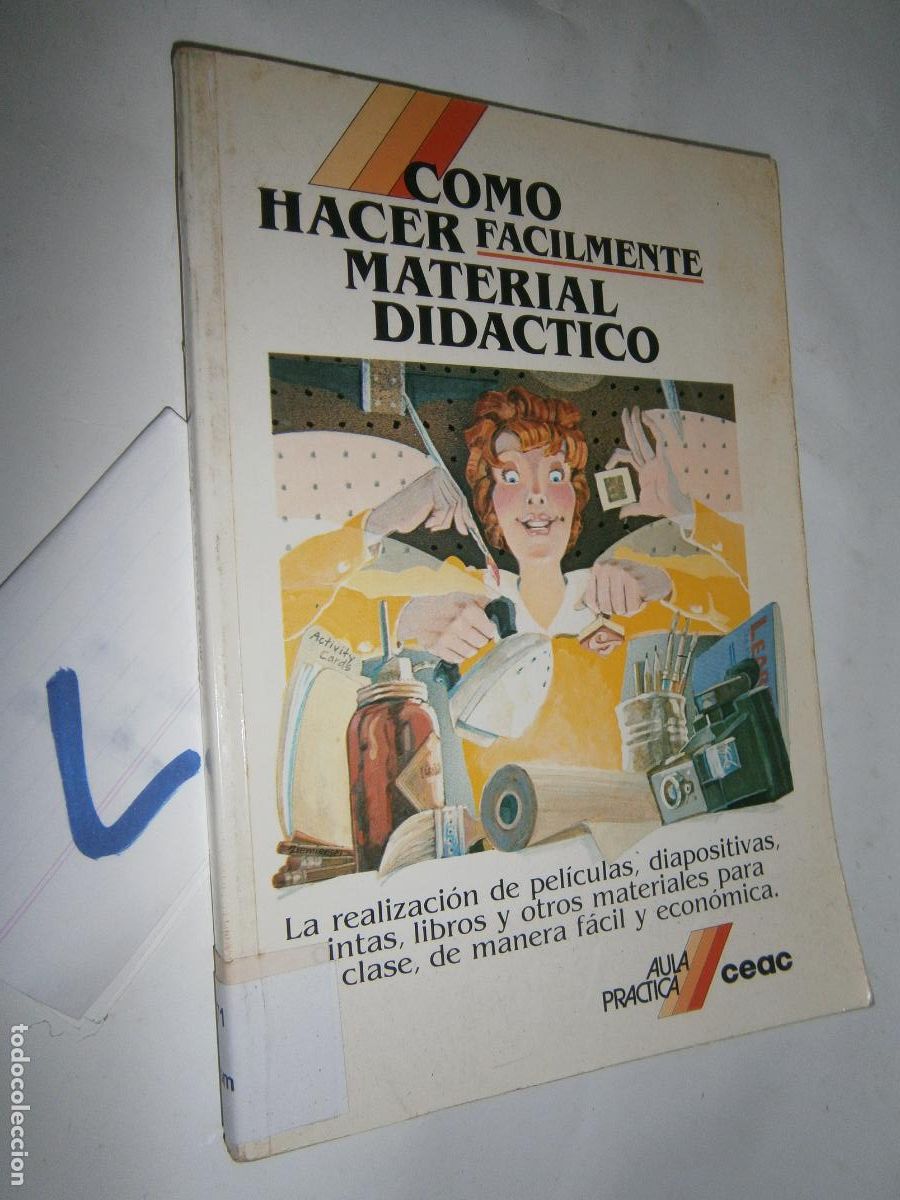 Libros de segunda mano: COMO HACER FACILMENTE MATERIAL DIDACTICO - Foto 1