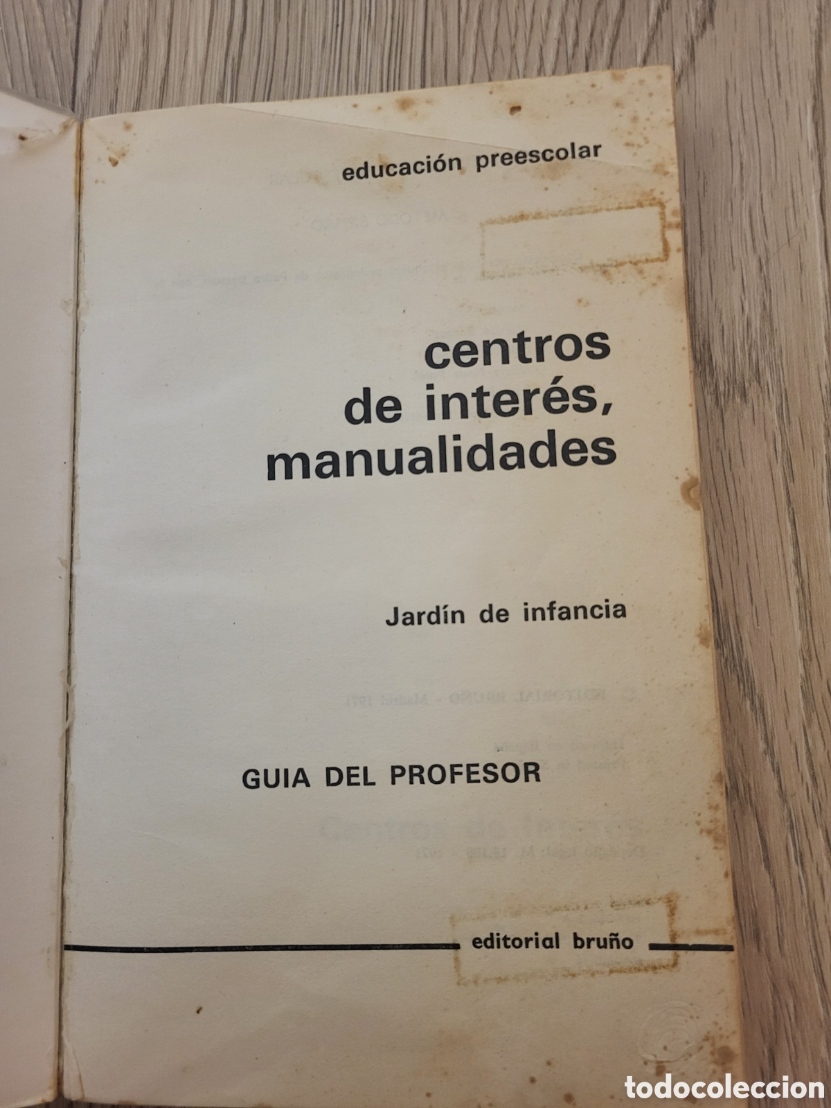 Libros de segunda mano: Libro-Centros de inter&eacute;s, manualidades, Editorial Bru&ntilde;o, 1971 - Foto 2