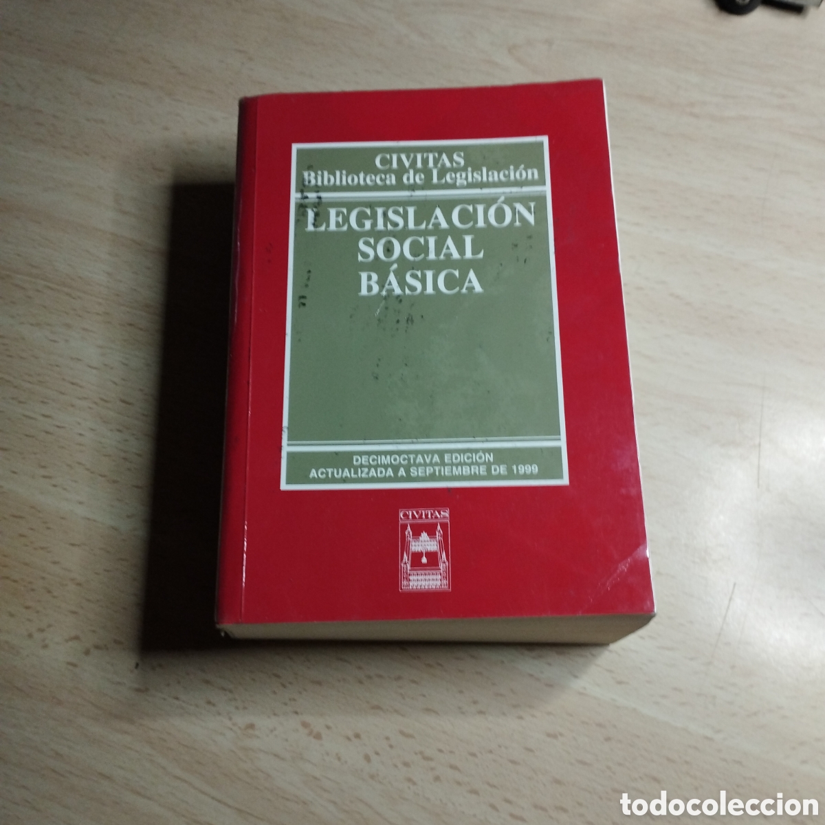 Gebrauchte B&uuml;cher: Legislaci&oacute;n Social B&aacute;sica. 1999. Civitas, Biblioteca de Legislaci&oacute;n.