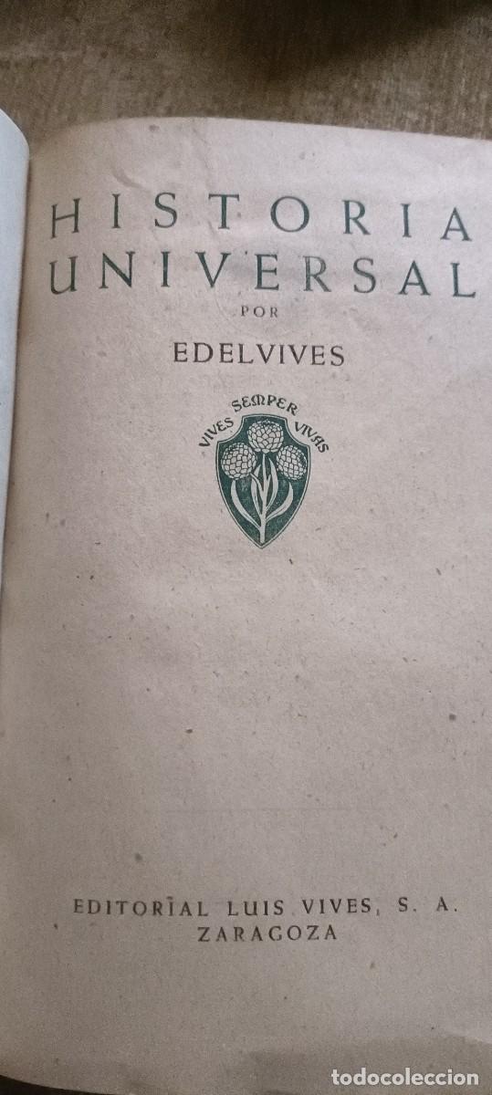 Libros de segunda mano: Historia Universal.Edelvives. - Foto 2