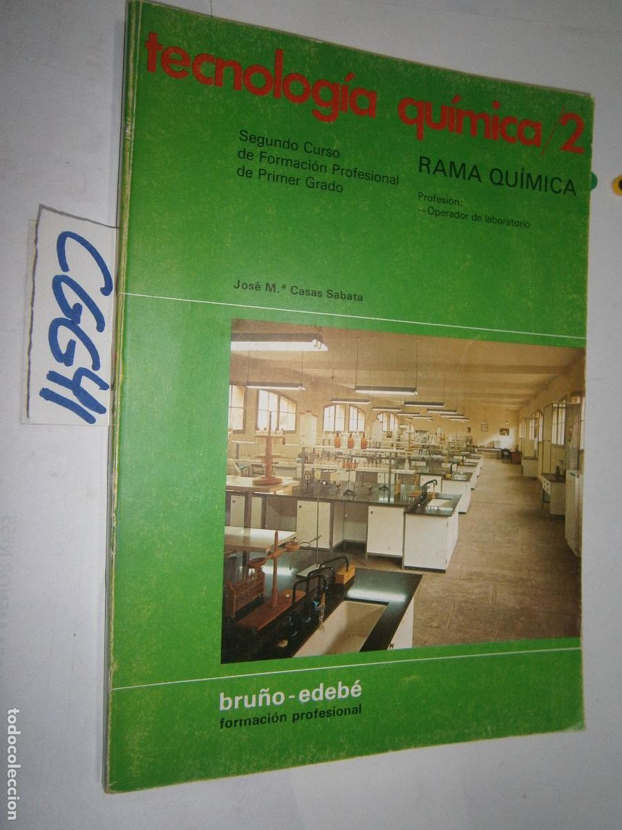 Libros de segunda mano: ANTIGUO LIBRO DE TEXTO - TECNOLOGIA QUIMICA - Foto 1