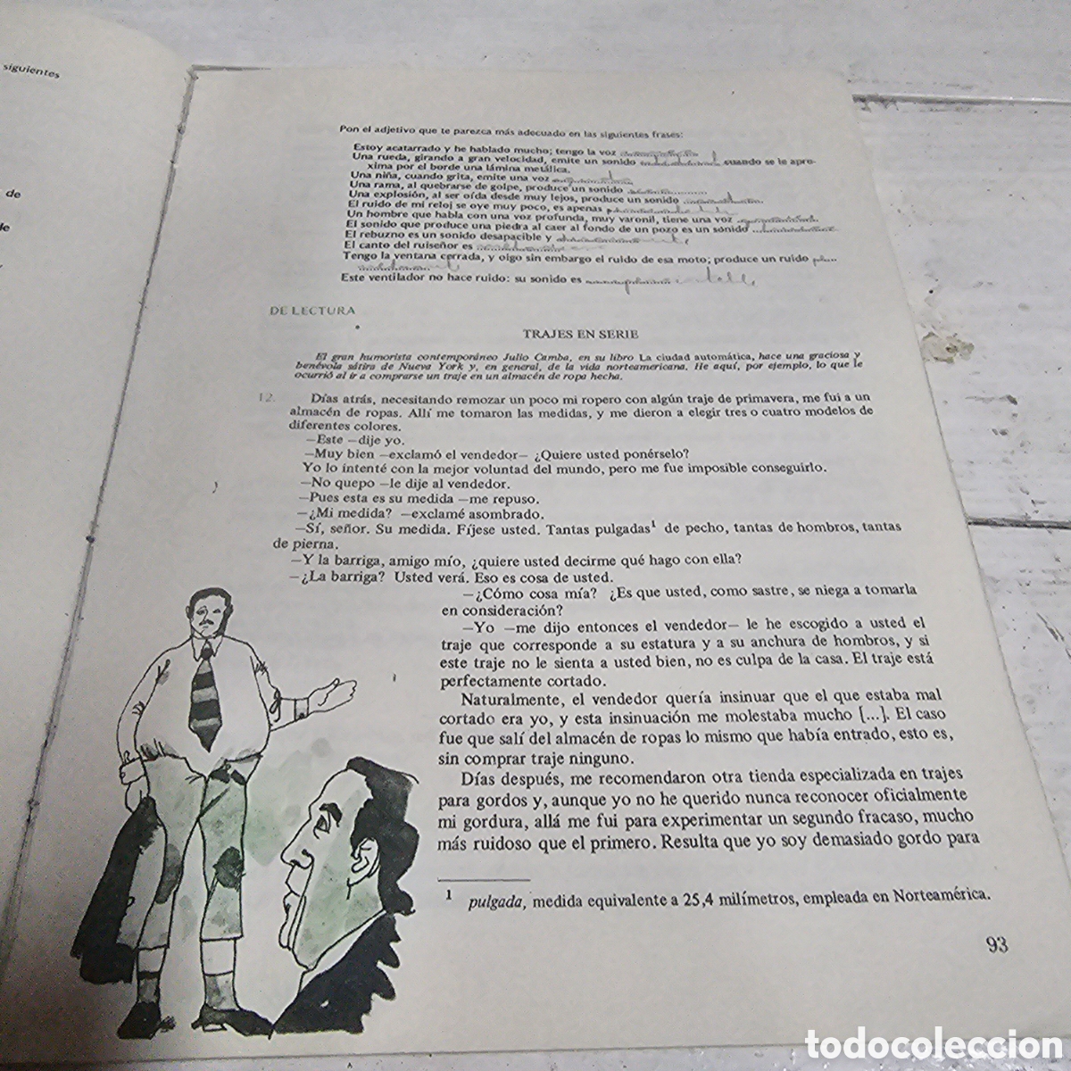Libros de segunda mano: ANTIGUO LIBRO DE TEXTO - TEORIA Y PRACTICA DE LA LENGUA 6&ordm; EGB - Foto 6