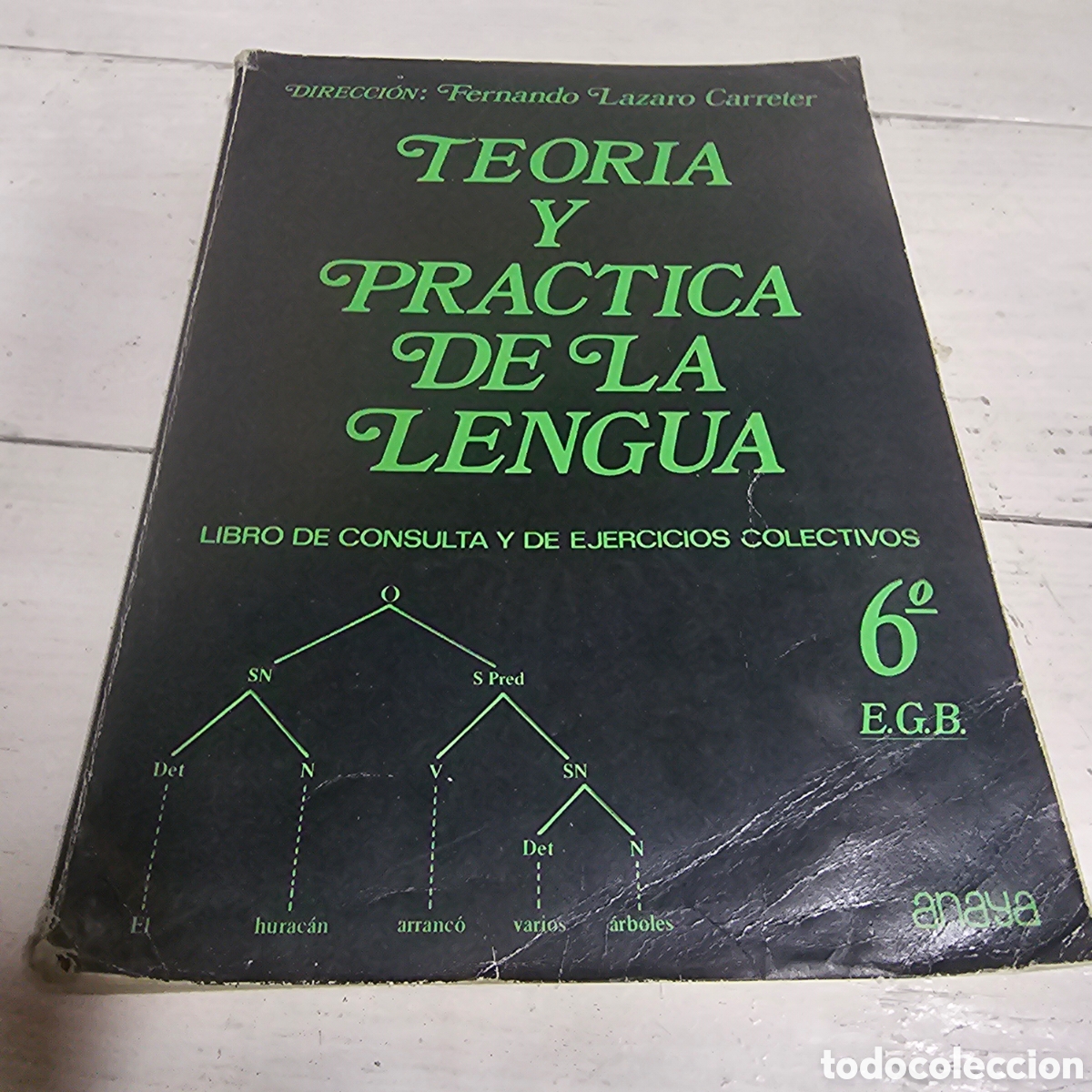 Libros de segunda mano: ANTIGUO LIBRO DE TEXTO - TEORIA Y PRACTICA DE LA LENGUA 6&ordm; EGB - Foto 1