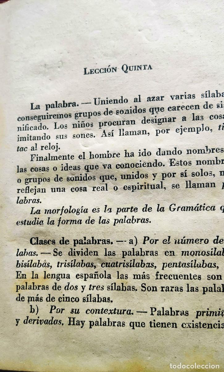 Libros de segunda mano: El Lenguaje . Gram&aacute;tica y Ejercicios de composici&oacute;n. Guillermo D&iacute;az Plaja . - Foto 7
