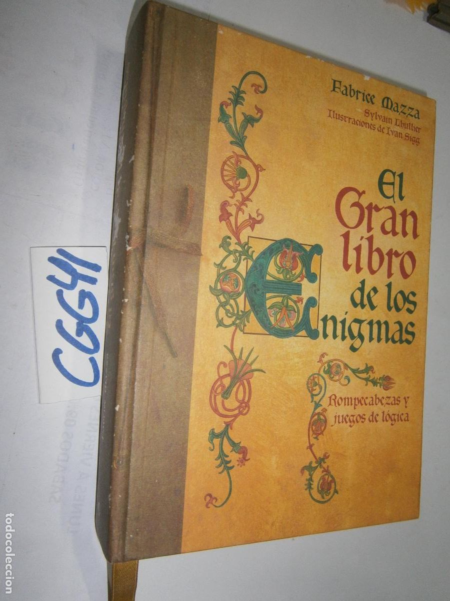 Libros de segunda mano: ANTIGUO LIBRO DE TEXTO - EL GRAN LIBRO DE LOS ENIGMAS (ROMPECABEZAS Y JUEGOS DE LOGICA)