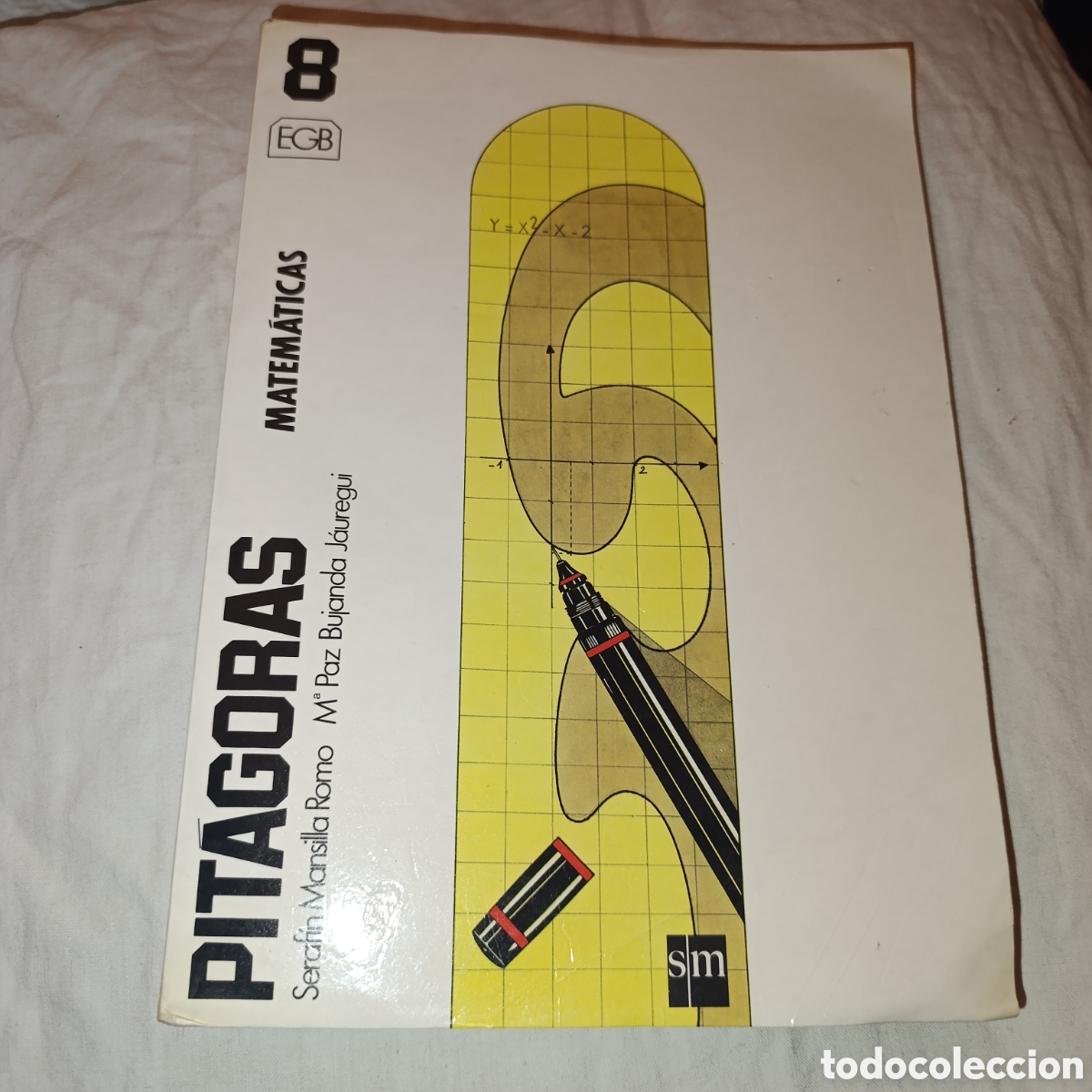 Libros de segunda mano: MATEMATICAS 8 EGB, PIT&Aacute;GORAS ,SM EDICIONES, 1987 - Foto 1