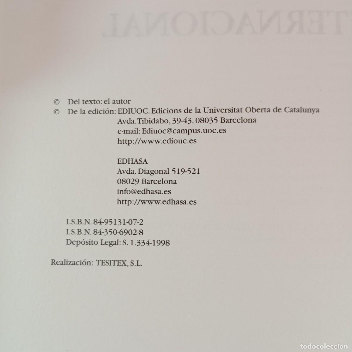 Libros de segunda mano: INTRODUCCI&Oacute;N AL COMERCIO INTERNACIONAL - LIBRO & WEB - MANUEL CANTOS - EDHASA - EDIUOC / 4680 - Foto 4