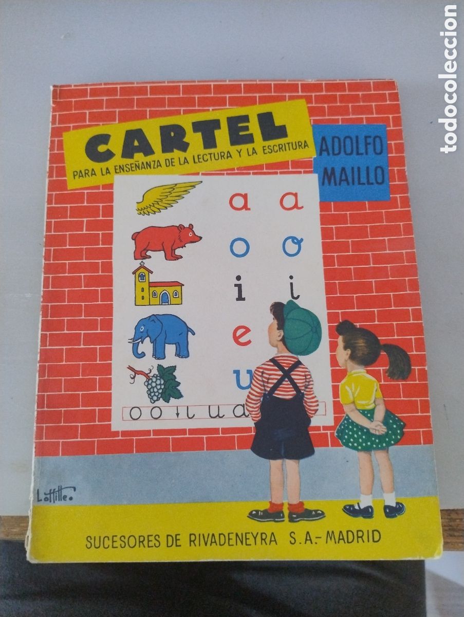 Gebrauchte B&uuml;cher: M69 Libro Cartel para la Ense&ntilde;anza de la Lectura y Escritura. Adolfo Maillo. 1963. 3&ordf; ed.