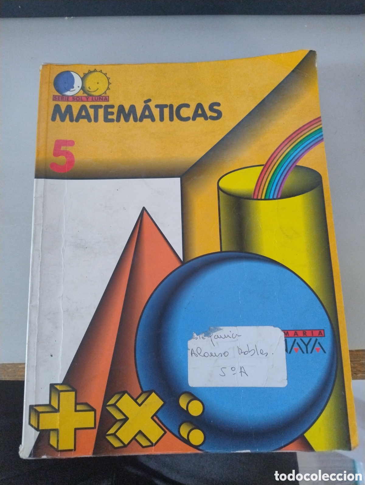 Gebrauchte B&uuml;cher: M69 Libro Matem&aacute;ticas 5&ordm; primaria. Anaya. 1999.