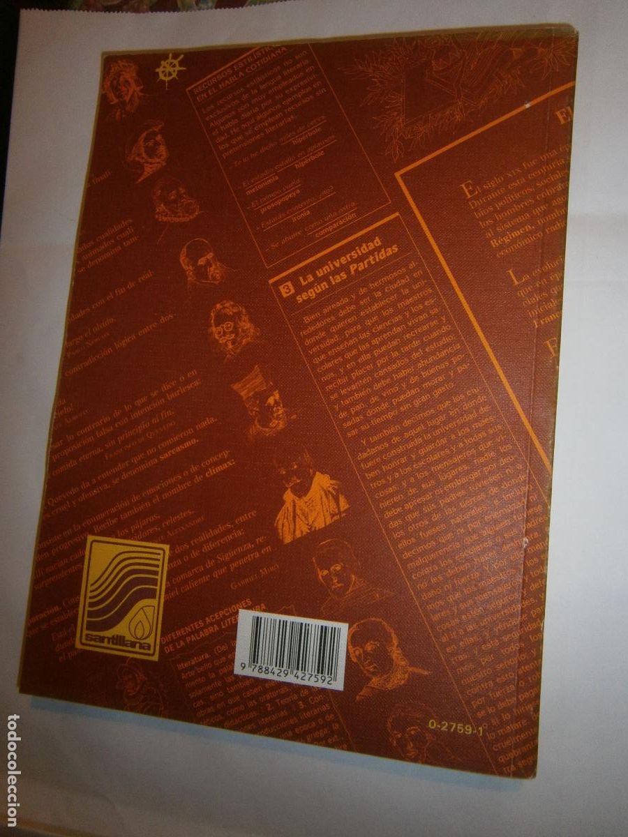 Libros de segunda mano: ANTIGUO LIBRO DE TEXTO - LITERATURA ESPA&Ntilde;OLA 2&ordm; BUP - Foto 3