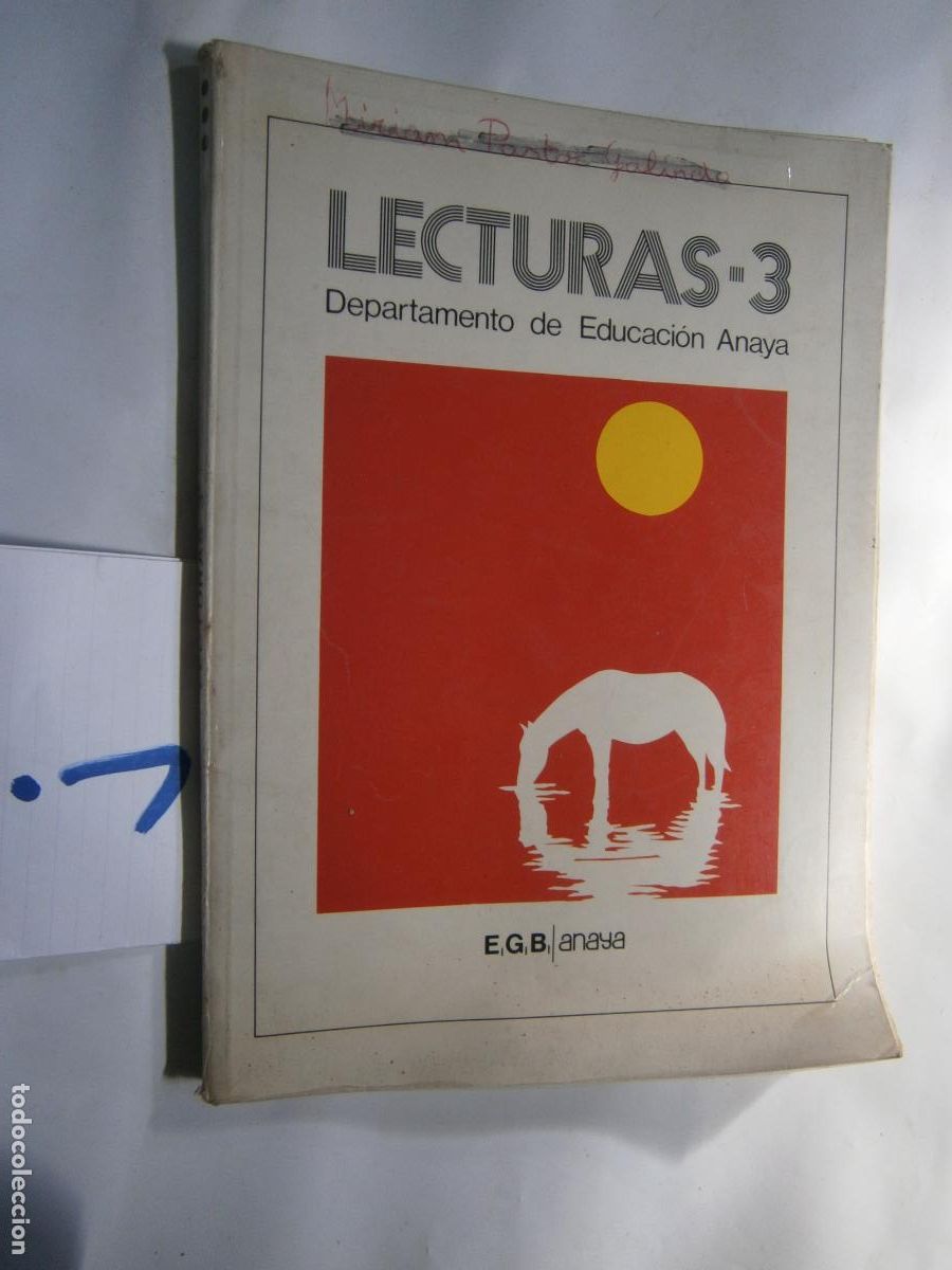 Libros de segunda mano: ANTIGUO LIBRO DE TEXTO - LECTURAS 3 - Foto 1