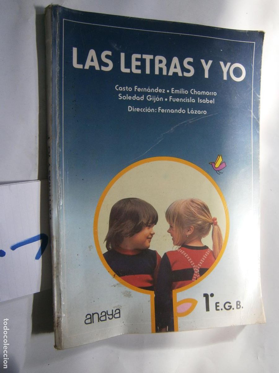 Libros de segunda mano: ANTIGUO LIBRO DE TEXTO - LAS LETRAS Y YO - 1&ordm; EGB - Foto 1