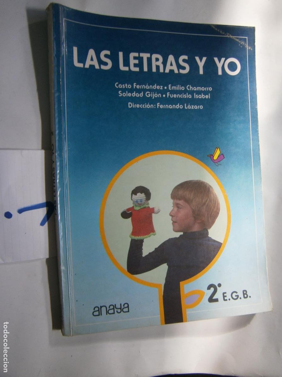 Libros de segunda mano: ANTIGUO LIBRO DE TEXTO - LAS LETRAS Y YO - 2&ordm; EGB - Foto 1