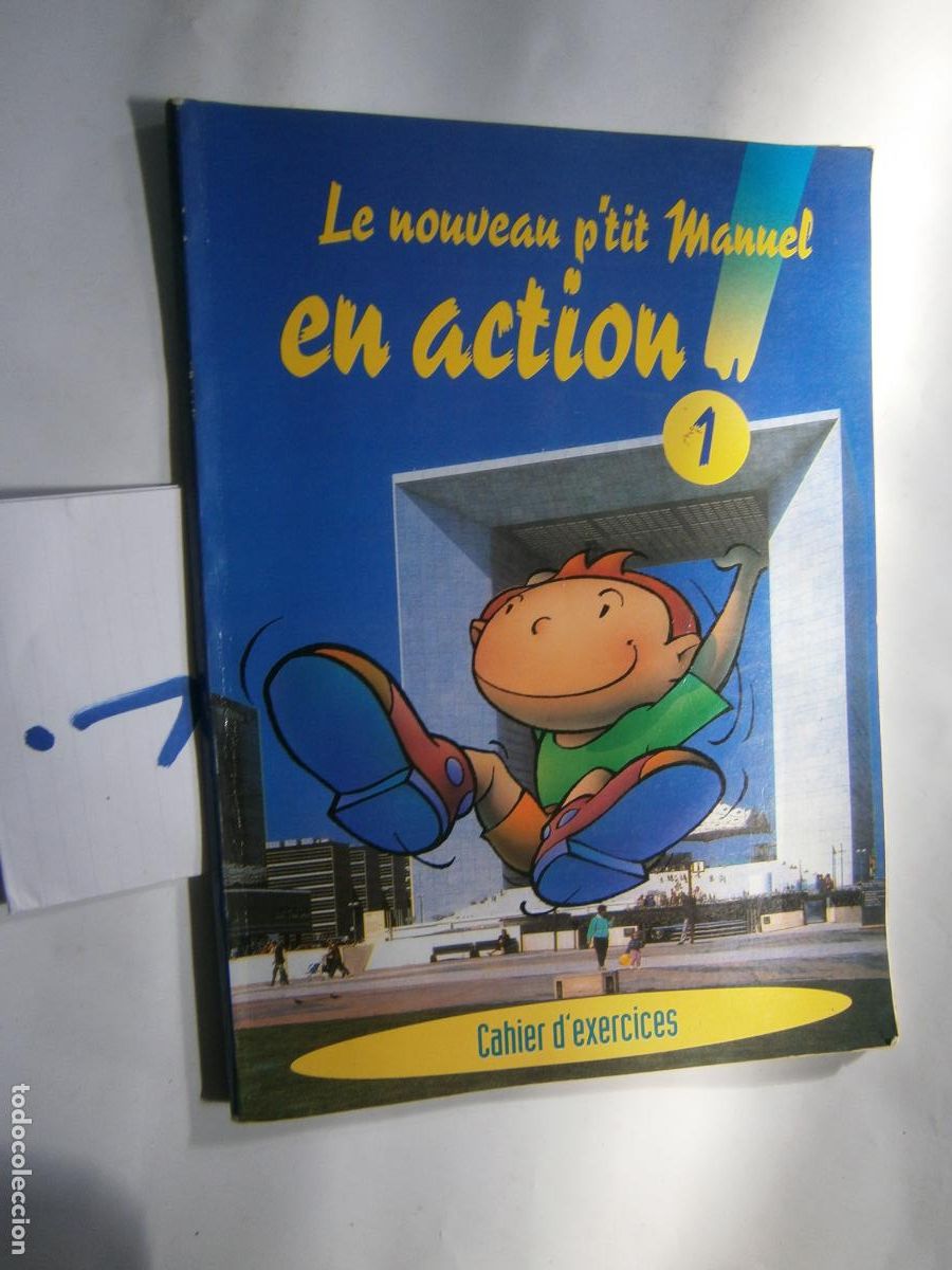 Libros de segunda mano: ANTIGUO LIBRO DE TEXTO - LE NOUVEAU P&acute;TIT MANUEL EN ACTION 1 - Foto 1