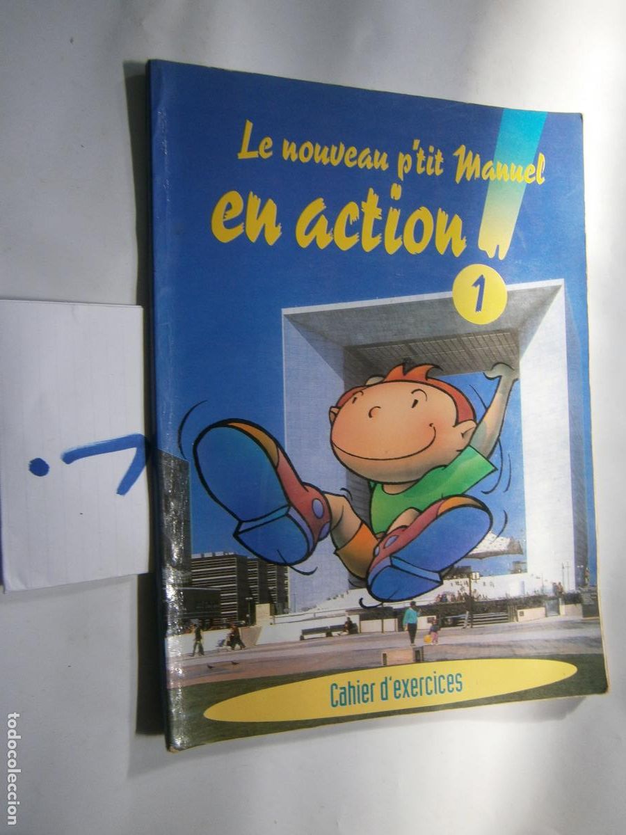Libros de segunda mano: ANTIGUO LIBRO DE TEXTO - LE NOUVEAU P&acute;TIT MANUEL EN ACTION 1 - Foto 1