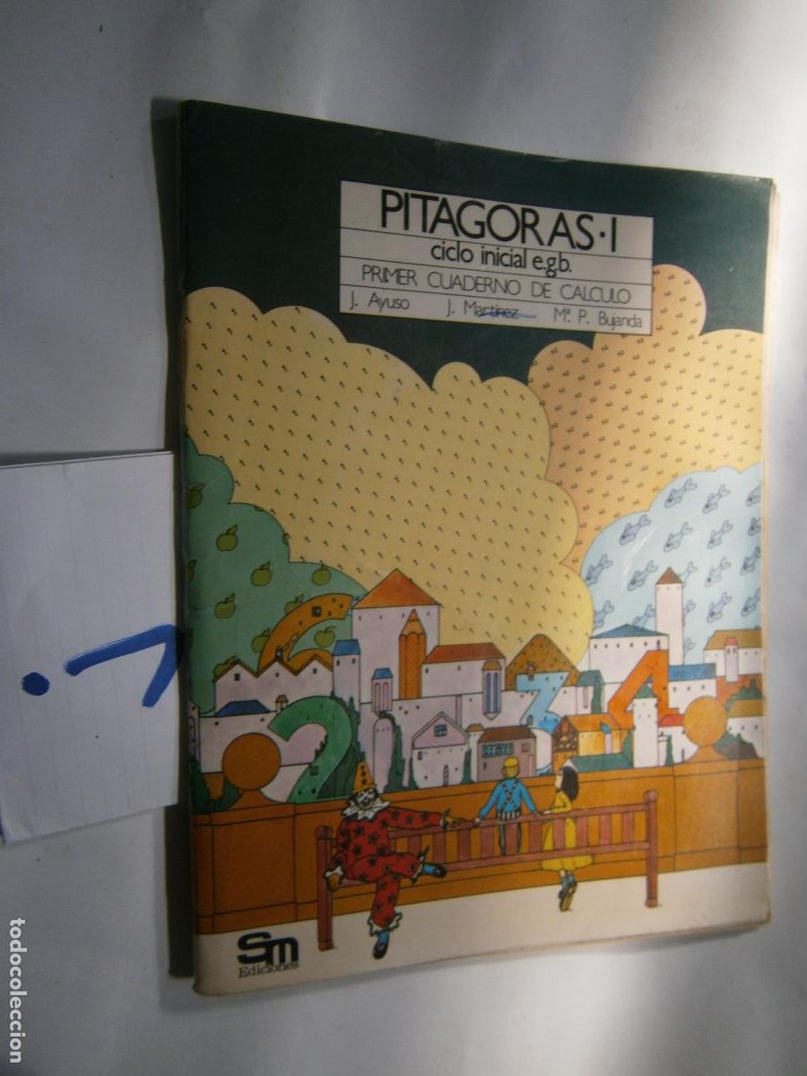 Libros de segunda mano: ANTIGUO LIBRO DE TEXTO - PITAGORAS 1 - CALCULO