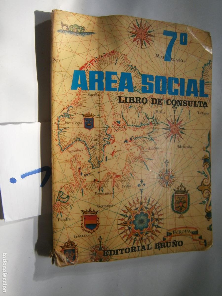 Libros de segunda mano: ANTIGUO LIBRO DE TEXTO - AREA SOCIAL 7&ordm; - Foto 1