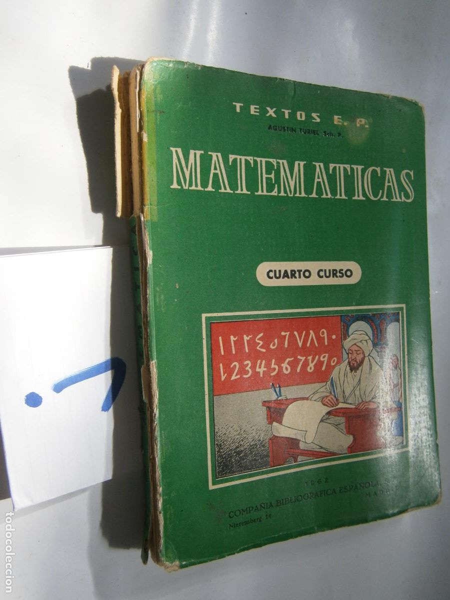Libros de segunda mano: ANTIGUO LIBRO DE TEXTO - MATEMATICAS 4&ordm; - Foto 1