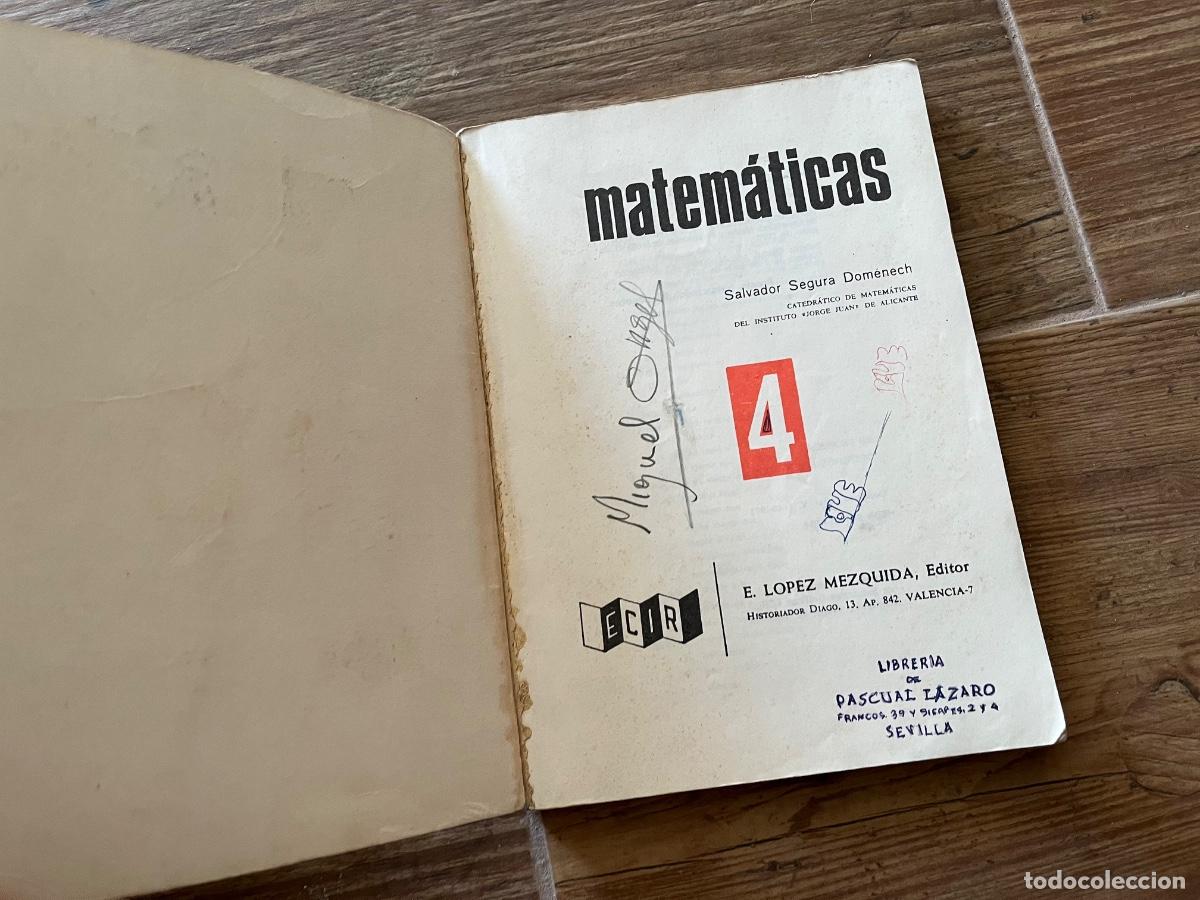 Libros de segunda mano: MATEM&Aacute;TICAS 4 - S. SEGURA - ECIR - Foto 4