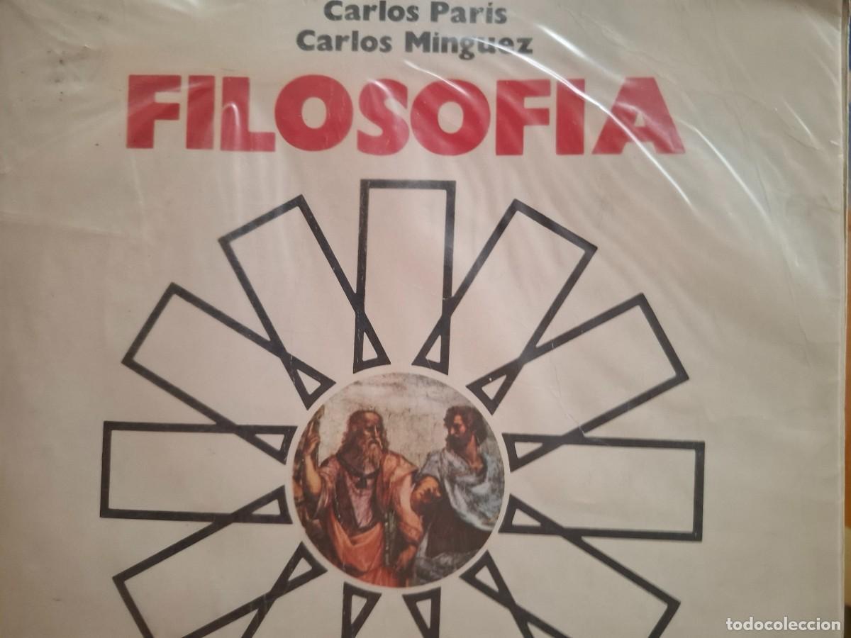 Livros em segunda m&atilde;o: filosof&iacute;a 3&ordm; BUP Carlos Paris Carlos M&iacute;nguez