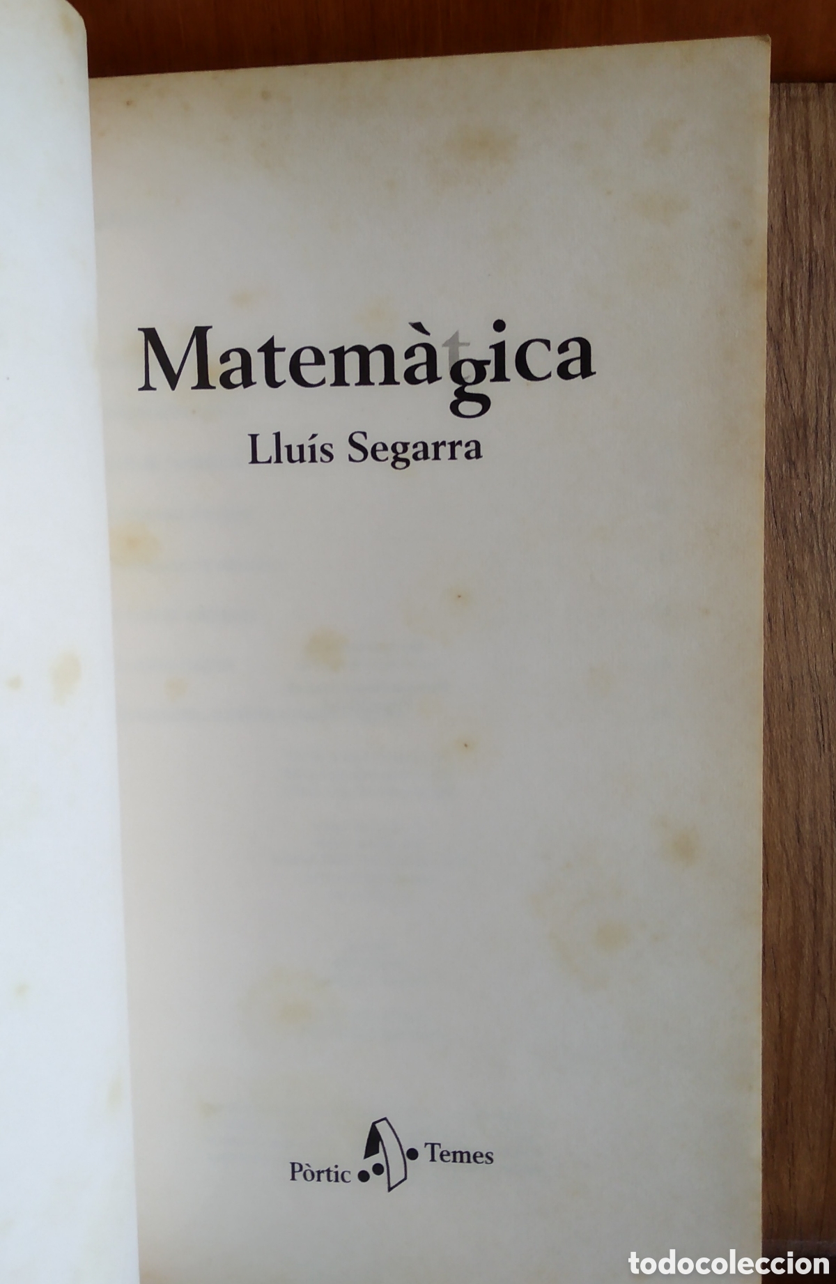 Libros de segunda mano: Matematgica, autor: llu&iacute;s Segarra - Foto 3