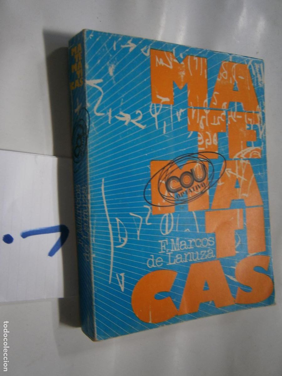 Libros de segunda mano: ANTIGUO LIBRO DE TEXTO - MATEMATICAS COU - Foto 1