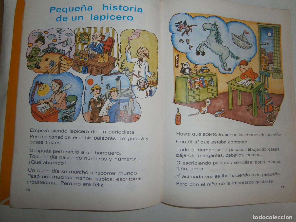 Libros de segunda mano: ANTIGUO LIBRO DE TEXTO - CUENTOS DEL ARCO IRIS - Foto 2