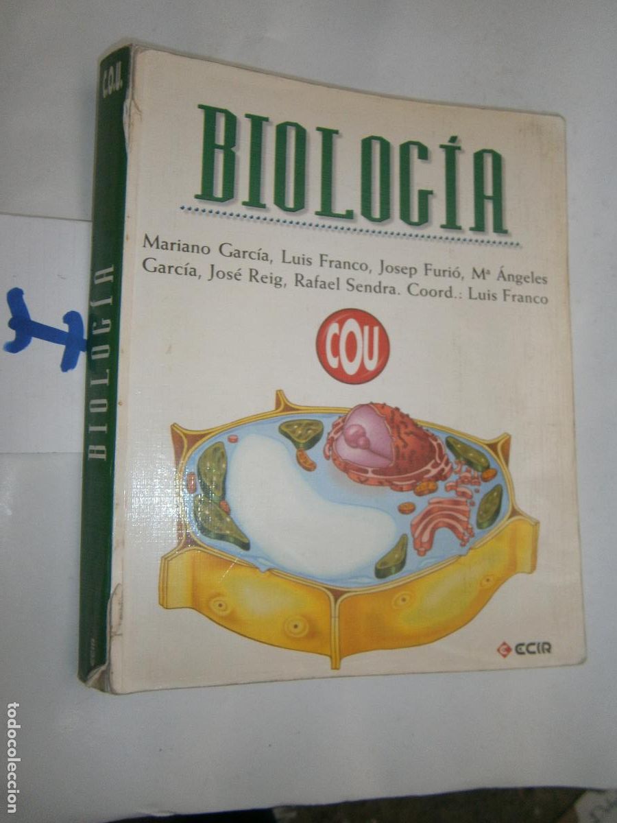 Libros de segunda mano: ANTIGUO LIBRO DE TEXTO - BIOLOGIA COU - Foto 1