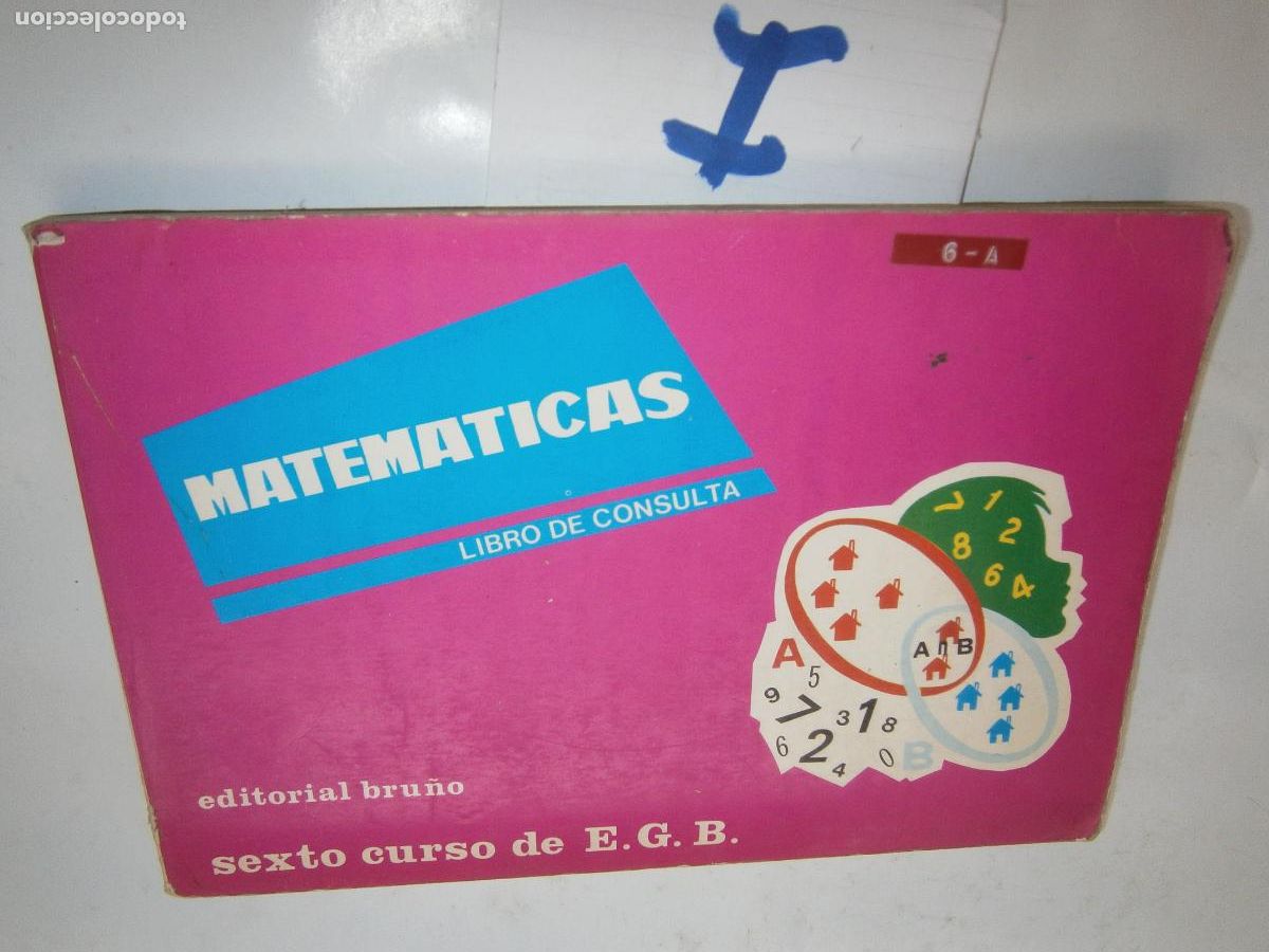 Libros de segunda mano: ANTIGUO LIBRO DE TEXTO - MATEMATICAS 6&ordm; - Foto 1