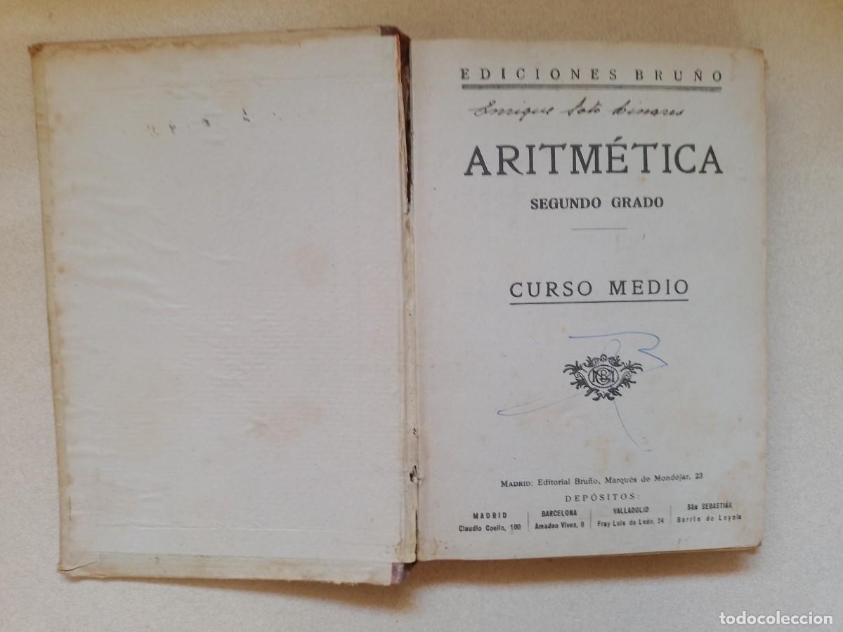 Libros de segunda mano: TRATADO DE ARITM&Eacute;TICA 1942 - Foto 4