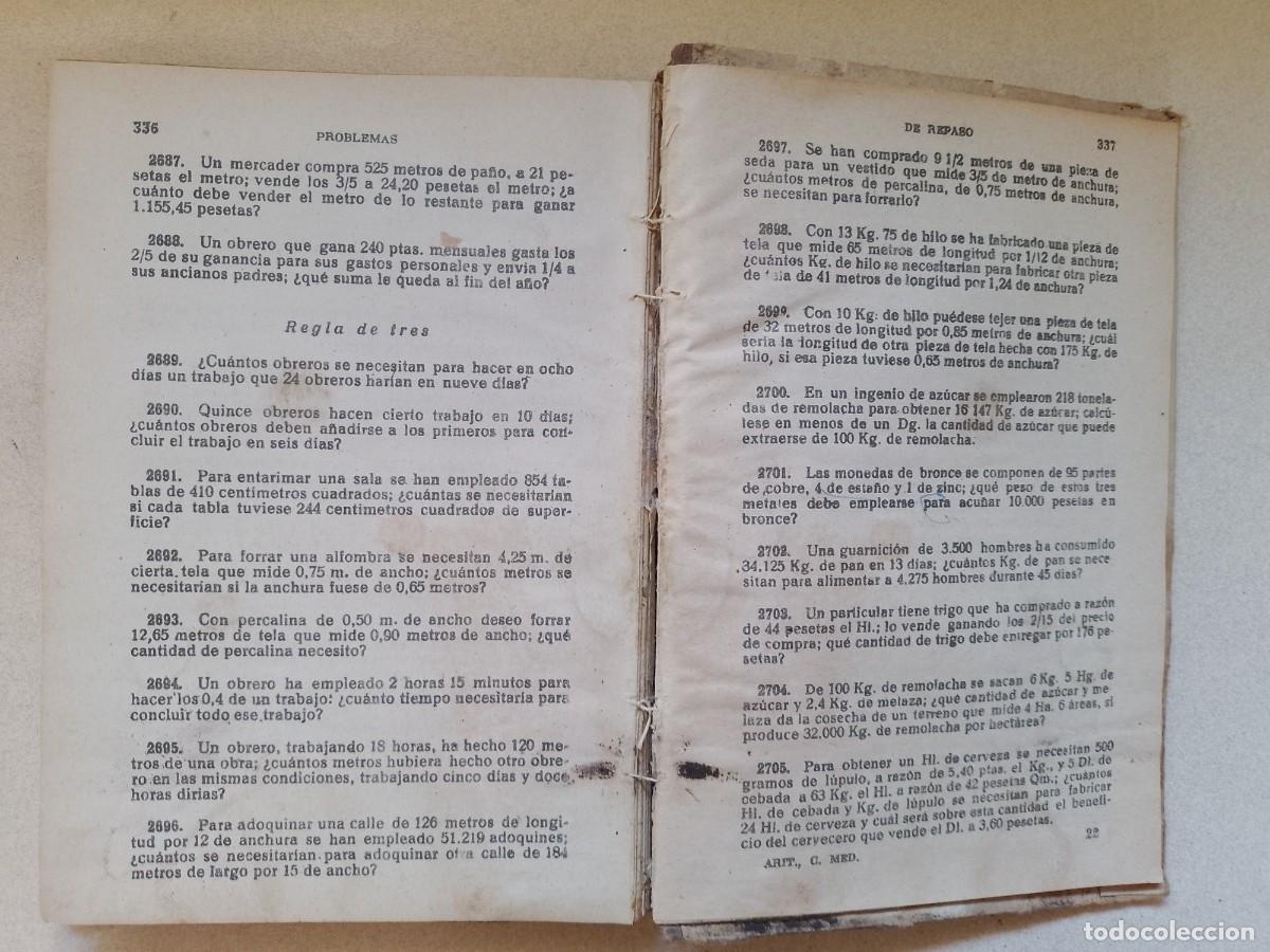 Libros de segunda mano: TRATADO DE ARITM&Eacute;TICA 1942 - Foto 8