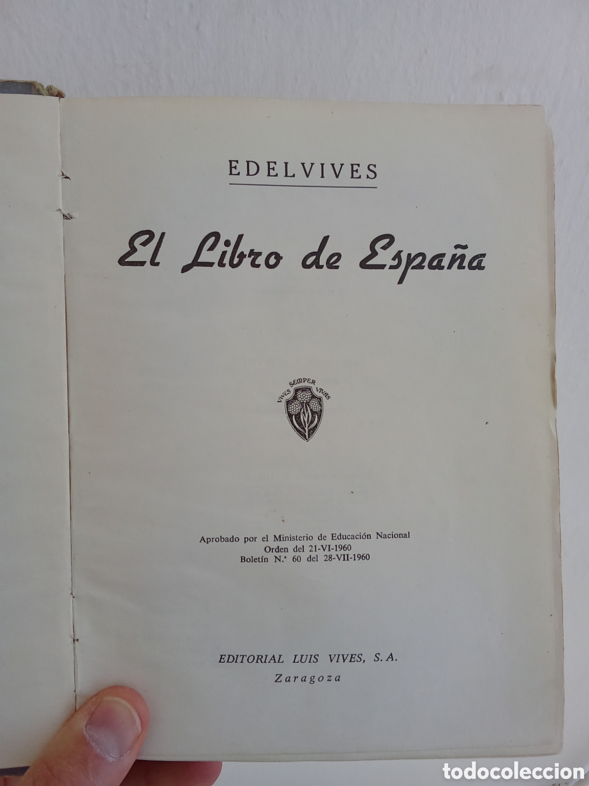 Libros de segunda mano: El libro de Espa&ntilde;a - Edelvives - 1960 - Foto 6