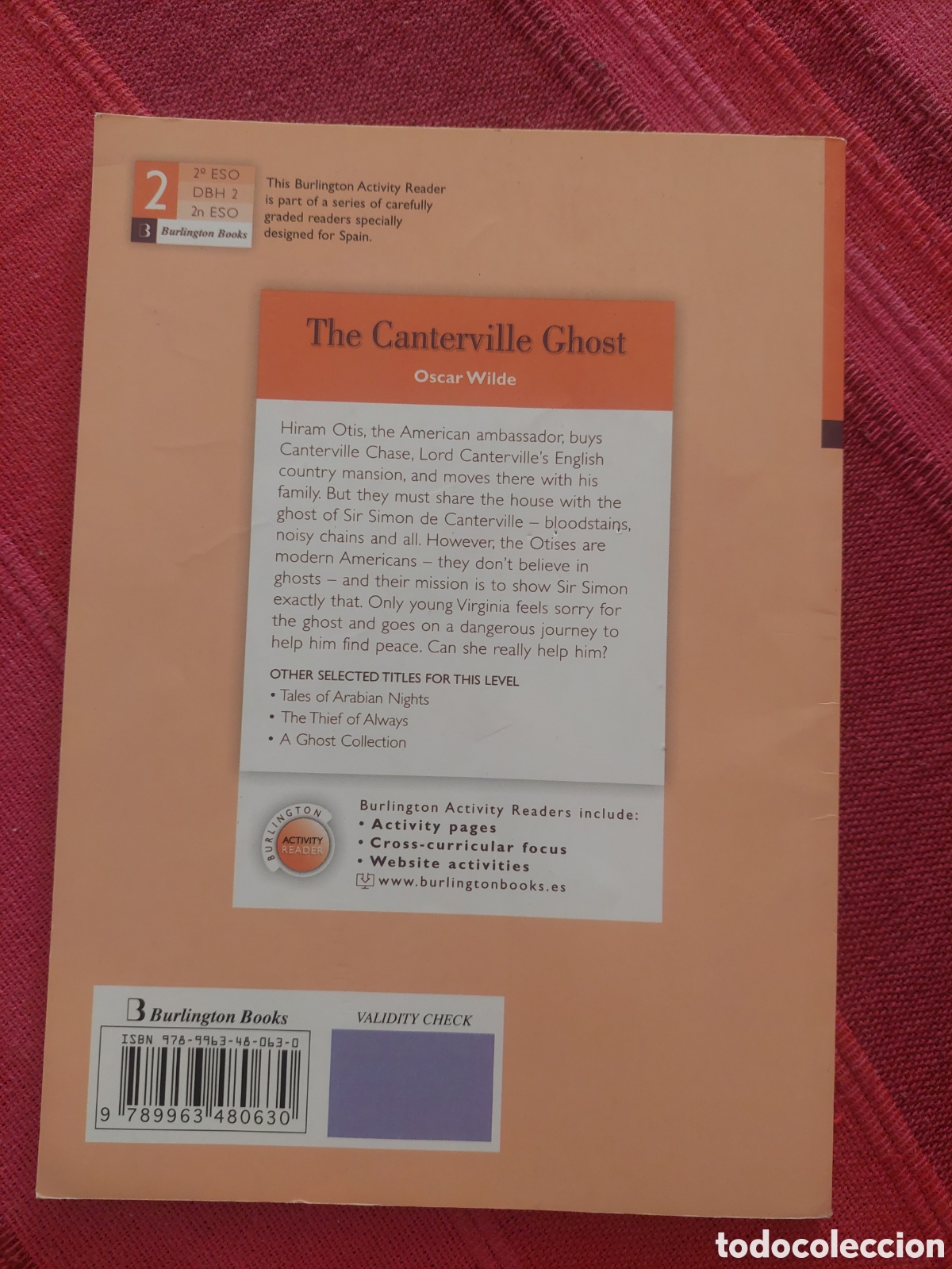 Libros de segunda mano: Libro The Canterville ghost - Foto 2