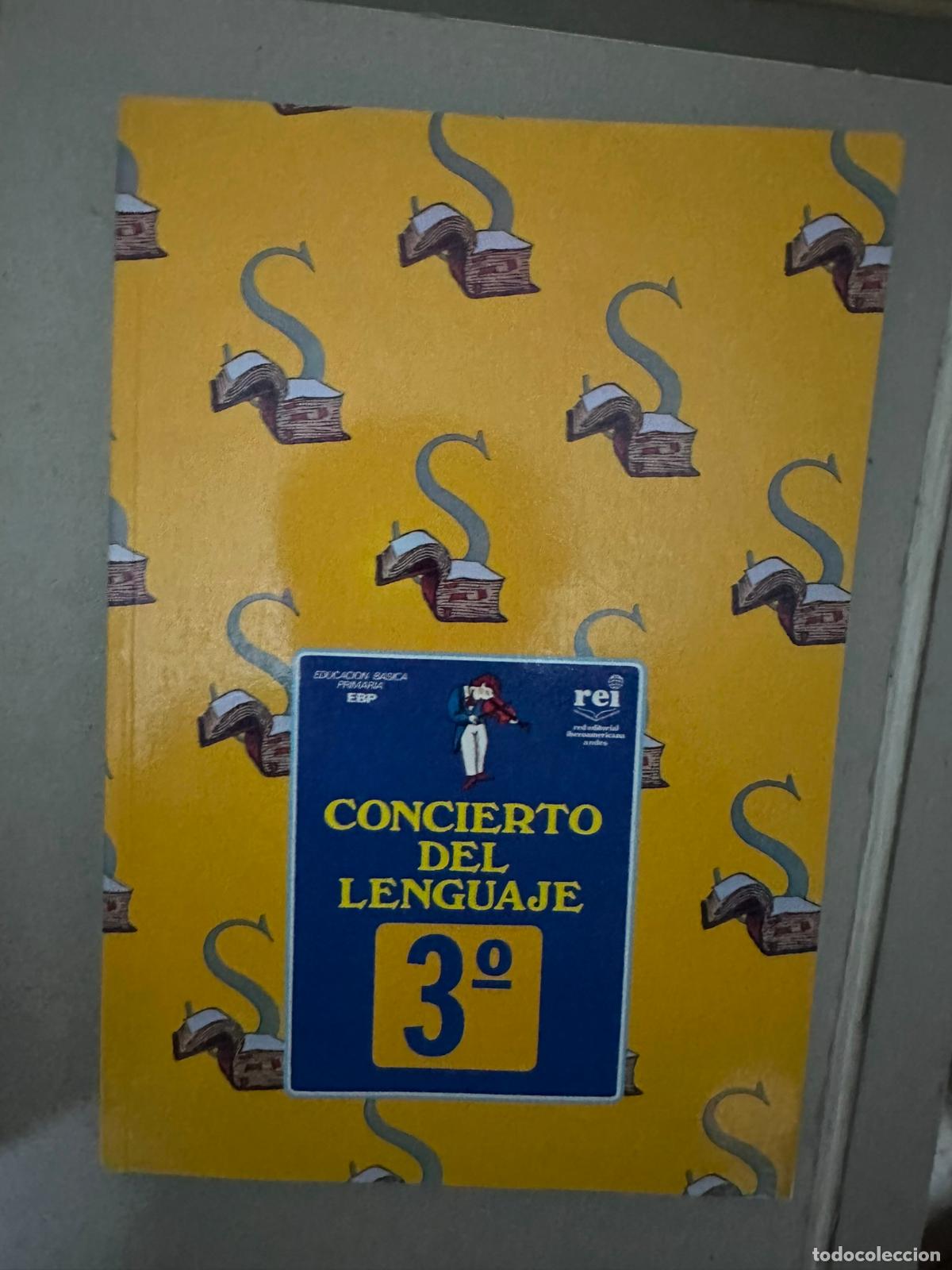 Libros de segunda mano: Concierto del lenguaje 3 - EBP - Libro de texto colombiano - Foto 1
