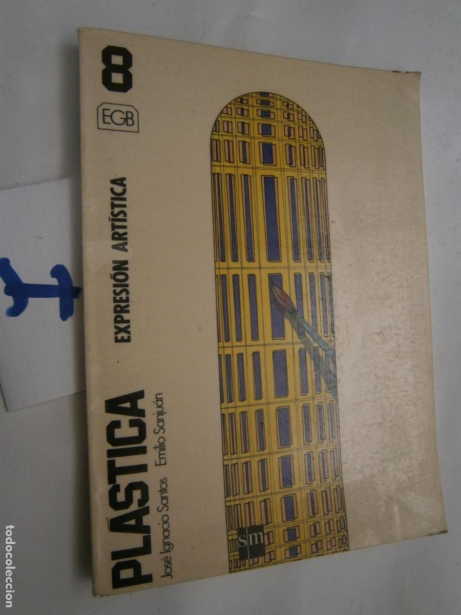 Libros de segunda mano: ANTIGUO LIBRO DE TEXTO - PLASTICA 8&ordm; - Foto 1