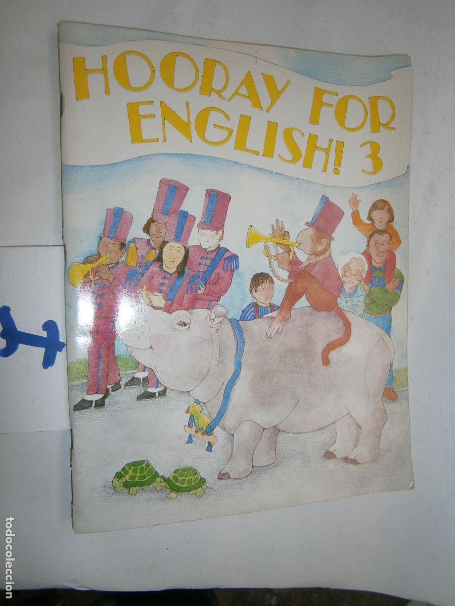 Libros de segunda mano: ANTIGUO LIBRO DE TEXTO - HOORAY FOR ENGLISH