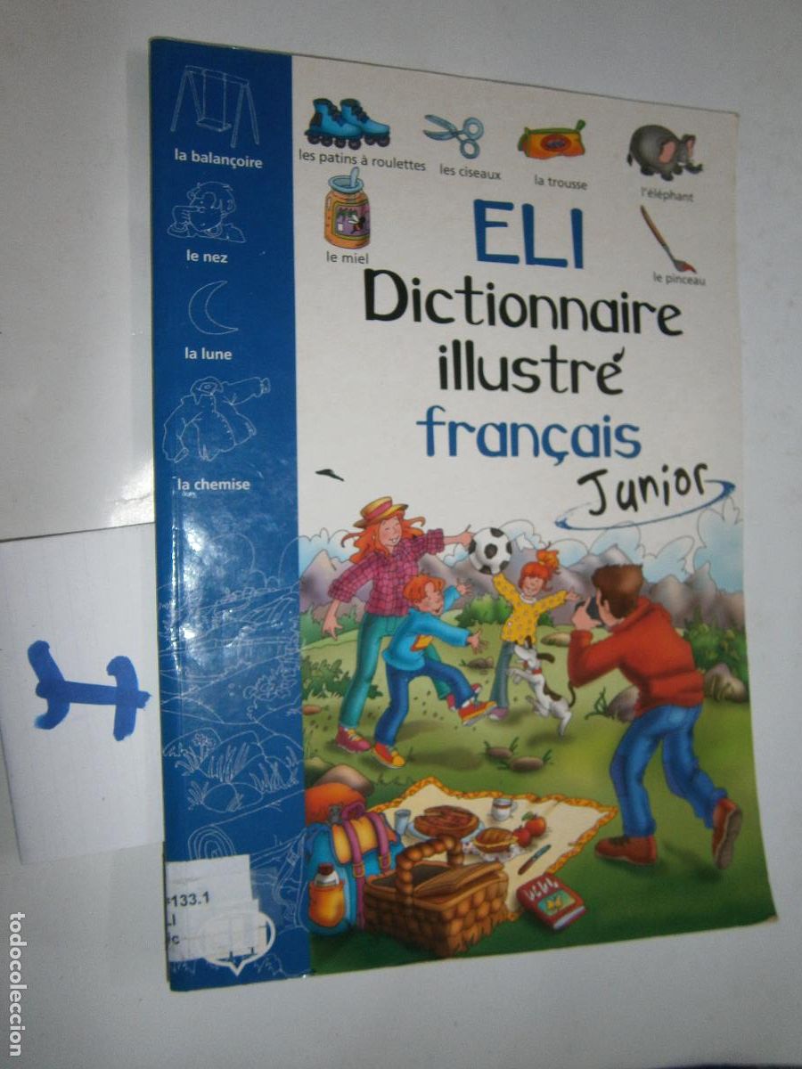 Libros de segunda mano: ANTIGUO LIBRO DE TEXTO - ELI - DICCIONARIO ILUSTRADO DE FRANCES - Foto 1
