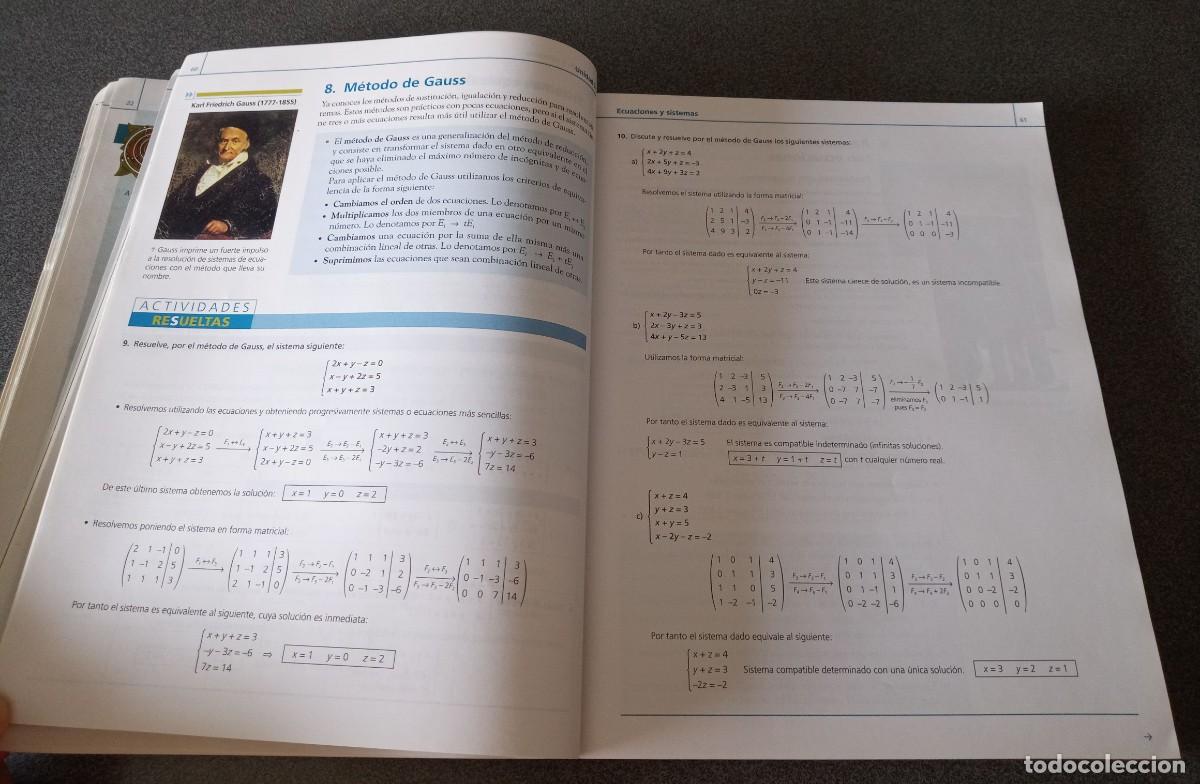 Libros de segunda mano: Matem&aacute;ticas Aplicadas 1&ordm; Bachillerato - Foto 10