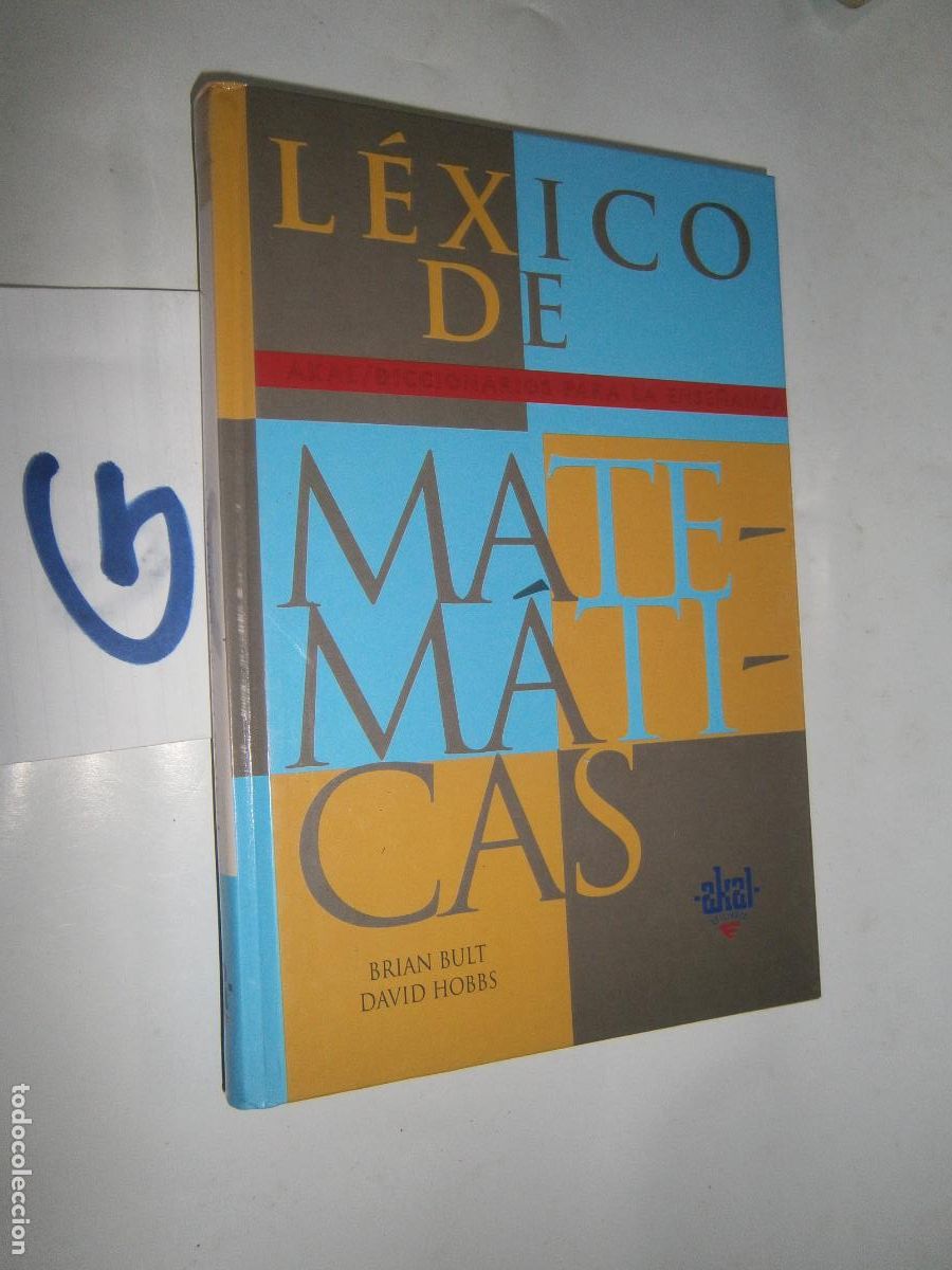 Libros de segunda mano: ANTIGUO LIBRO DE TEXTO - LEXICO DE MATEMATICAS - Foto 1