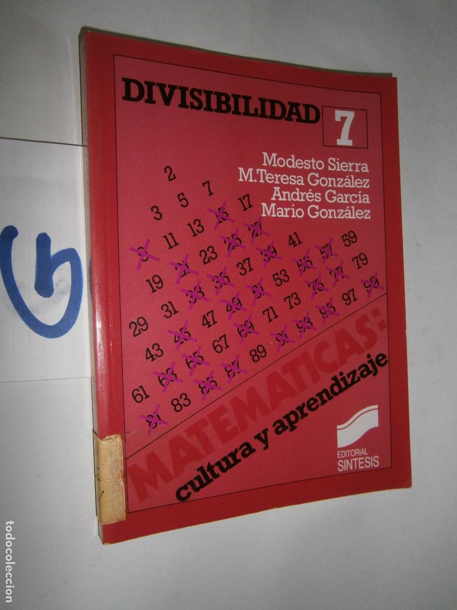 Libros de segunda mano: ANTIGUO LIBRO DE TEXTO - DIVISIBILIDAD - Foto 1