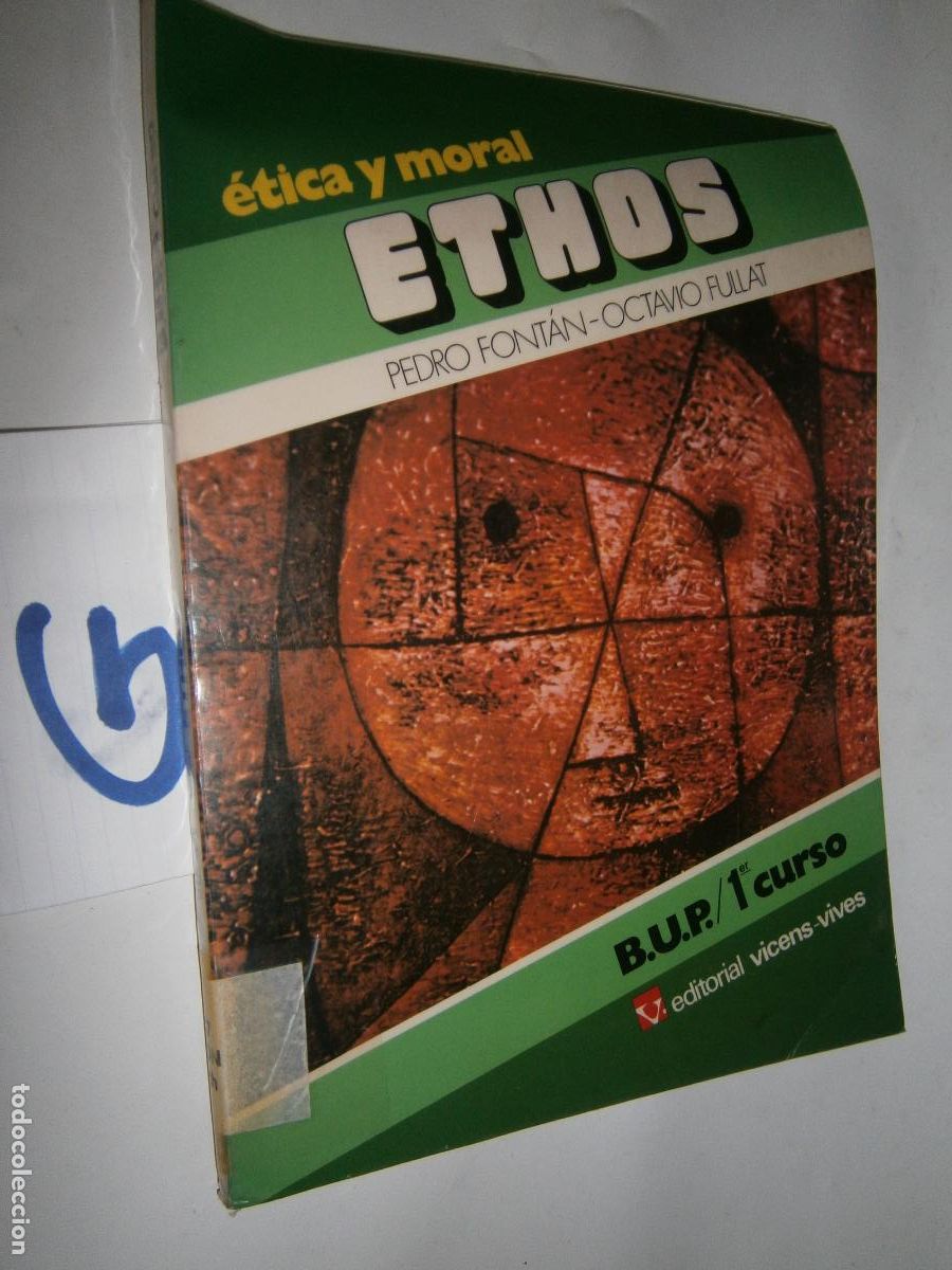 Libros de segunda mano: ANTIGUO LIBRO DE TEXTO - ETICA Y MORAL 1&ordm; BUP - Foto 1