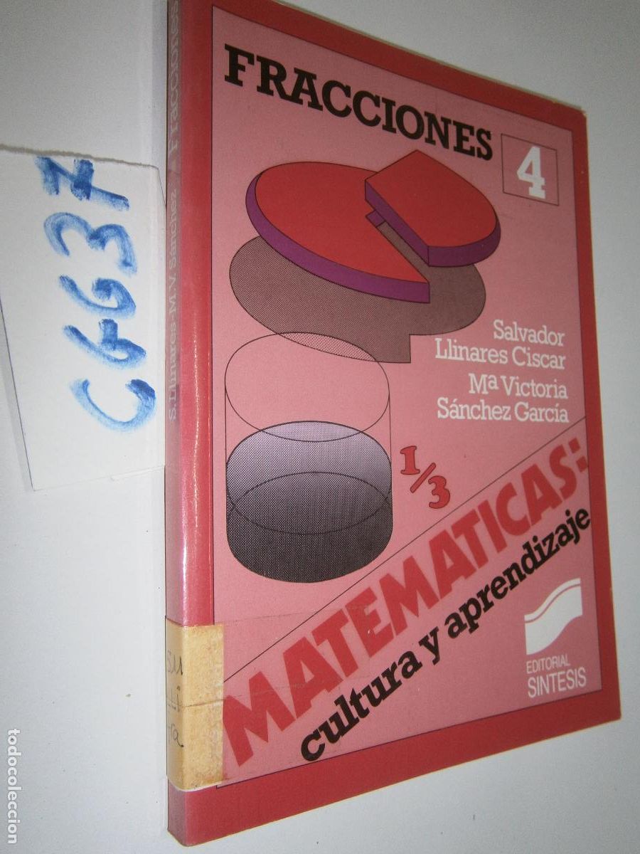 Libros de segunda mano: ANTIGUO LIBRO DE TEXTO - FRACCIONES - Foto 1