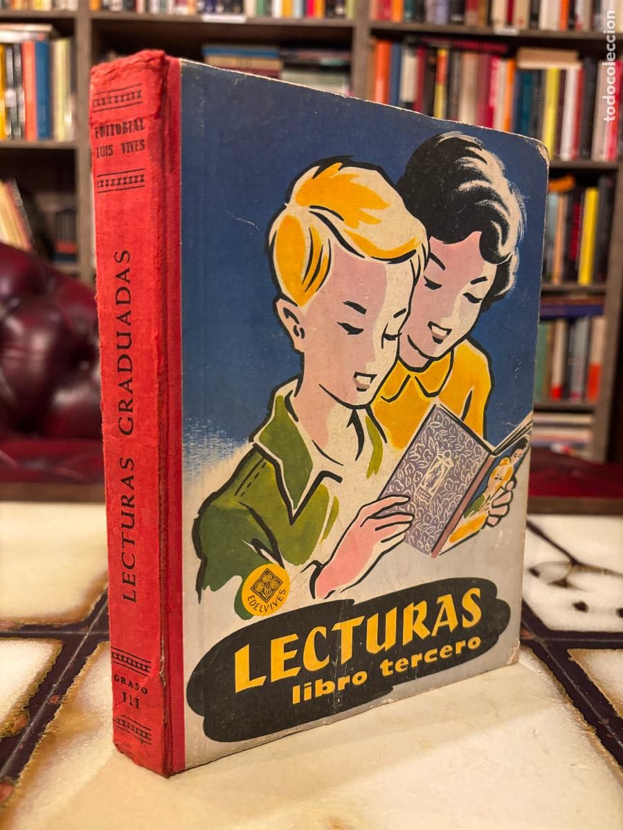 Libros de segunda mano: Lecturas graduadas. Libro tercero. Luis Vives. 1962 - Foto 1