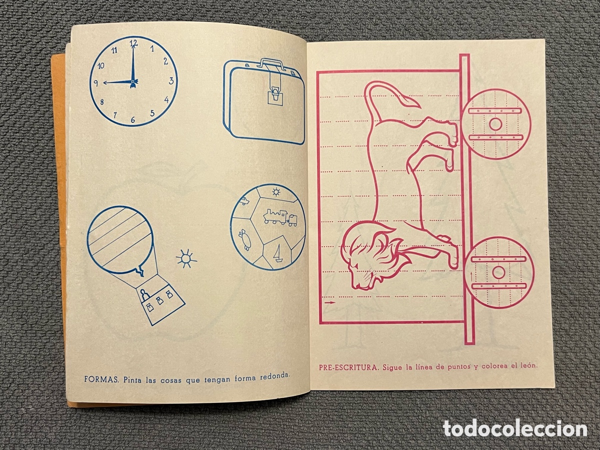 Libros de segunda mano: CUADERNO PRE - ESCOLAR RUBIO. N&ordm; 1. EDCIONES RUBIO (a.1977) - Foto 3