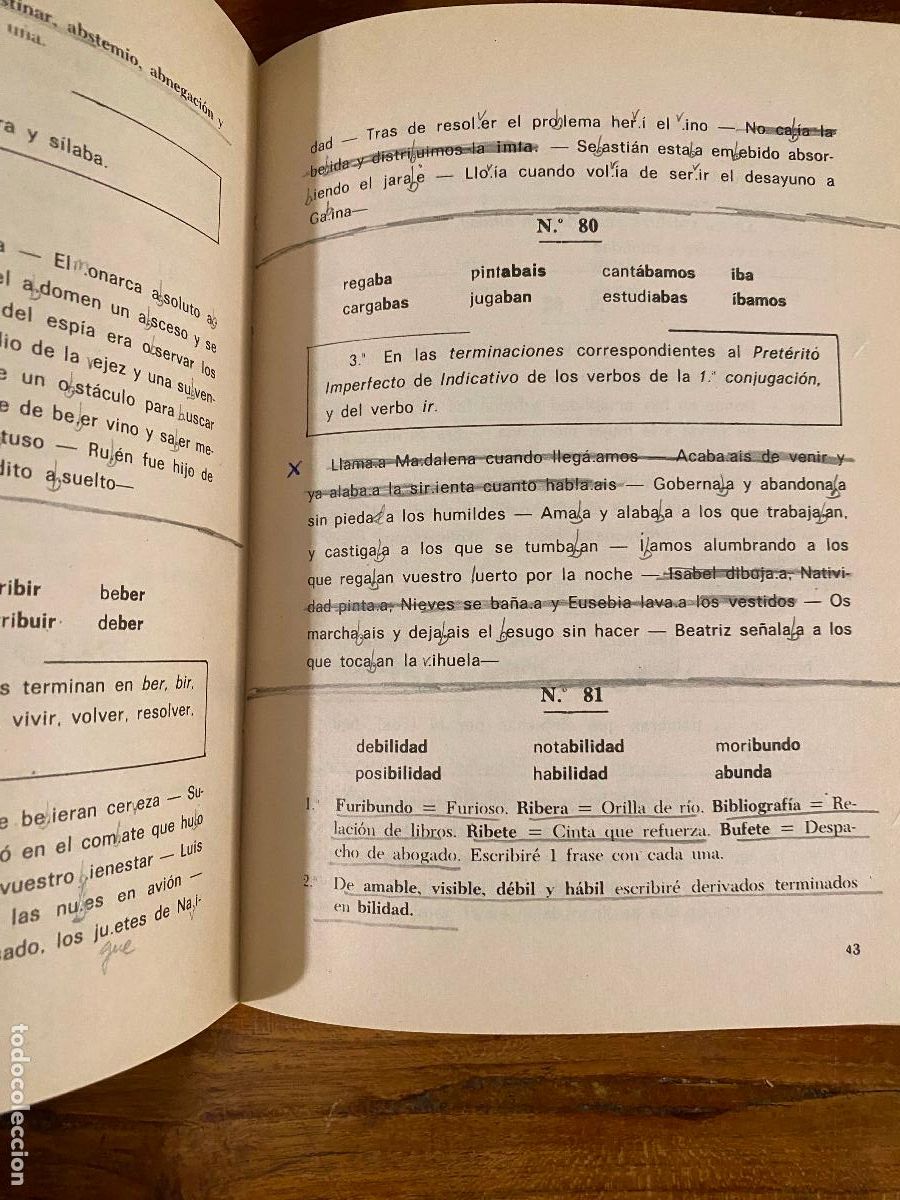 Libros de segunda mano: Mis dictados 5&ordm; curso, A .Pascual - Foto 3