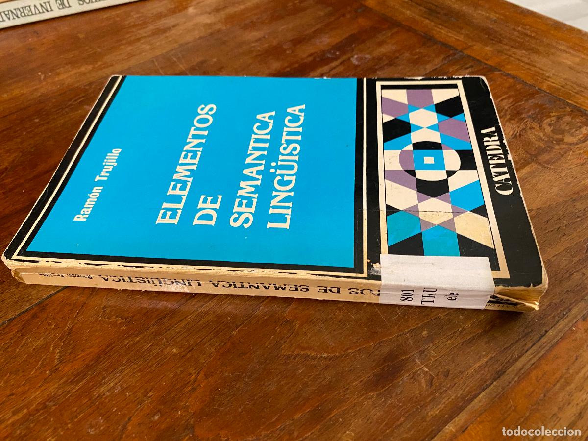 Libros de segunda mano: Elementos de sem&aacute;ntica lingu&iacute;stica.- Trujillo, Ram&oacute;n - Foto 1
