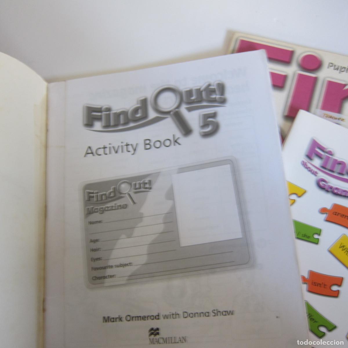 Libros de segunda mano: FIND OUT 5 - PUPILS BOOK. ACTIVITY WORK. GRAMMAR (MCMILLAN) 3 UD. IDIOMAS - Foto 8