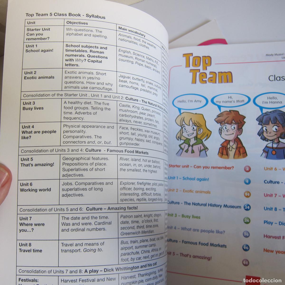 Libros de segunda mano: TOP TEAM 5 - CLASS BOOK. ACTIVITY BOOK (V&V) IDIOMAS INFANTIL - Foto 4